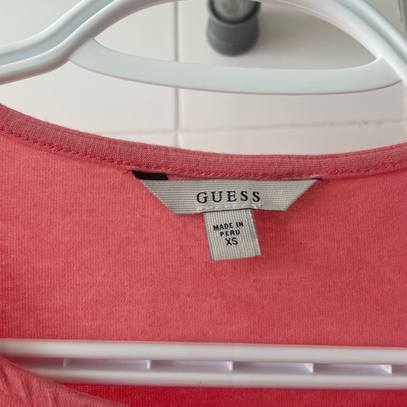 Guess peach three quarter sleeve with cut outs in chest and arms - Picture 4 of 5